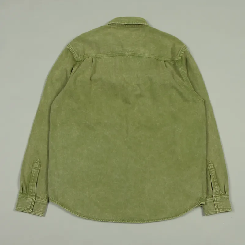 Carhartt WIP Monterey Shirt Jac - Kiwi Worn Washed-2